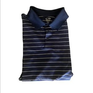 Champion Golf Navy Stripe‎ Polo XXL EUC